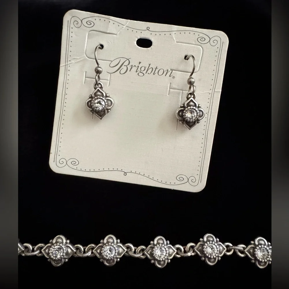 Brighton Alcazar earrings and bracelet jewellery set - Picture 5 of 6
